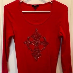 REBA Red Cross embellished top